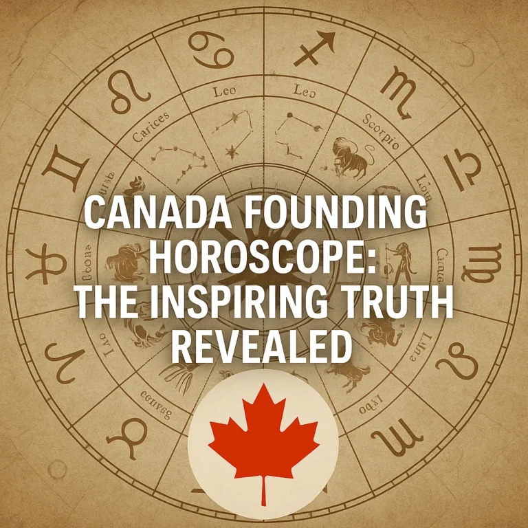 Canada Founding Horoscope: The Hidden Truth Revealed