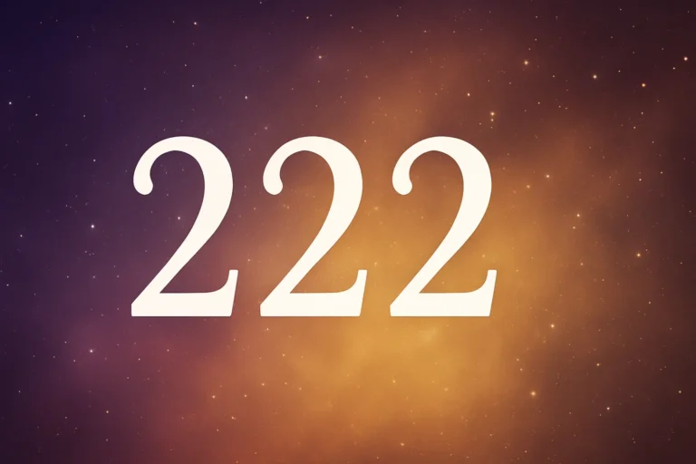 222 Angel Number Meaning
