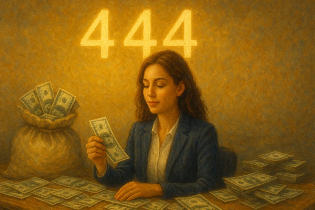 444 Angel Number in Money