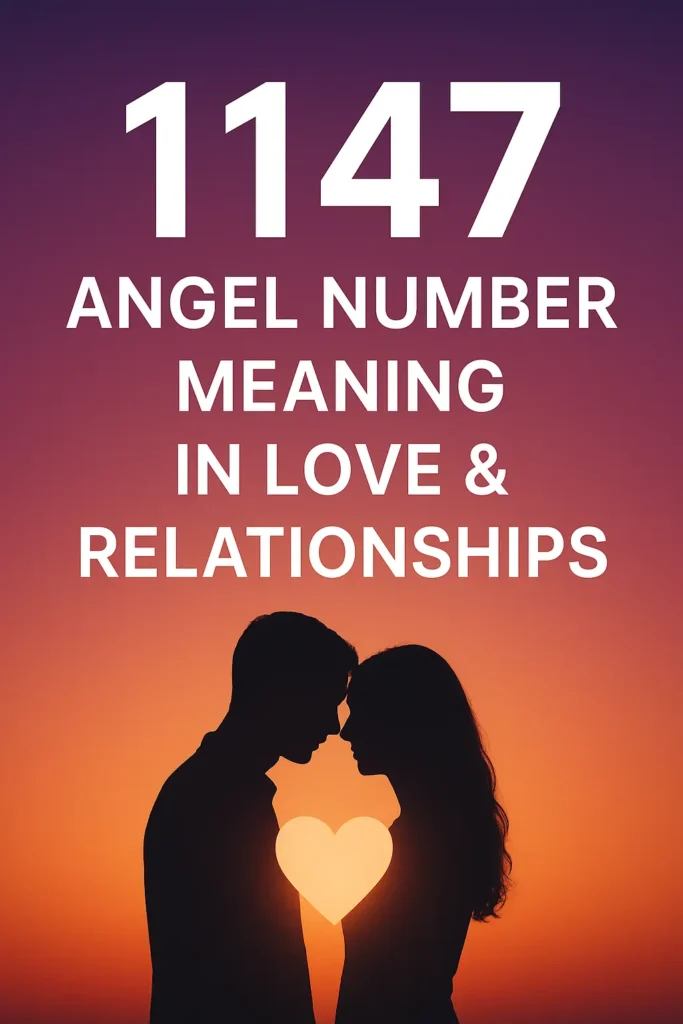 1147 Angel Number Meaning in Love & Relationships