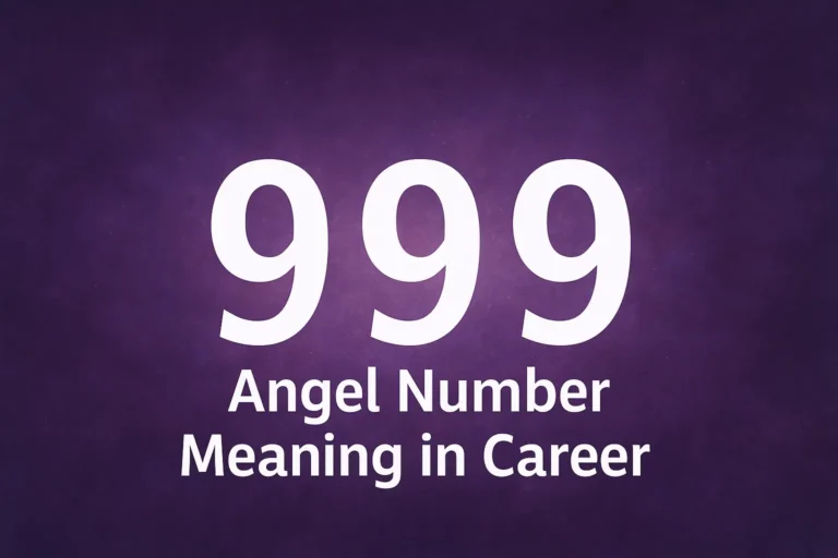 999 Angel Number Meaning in Career