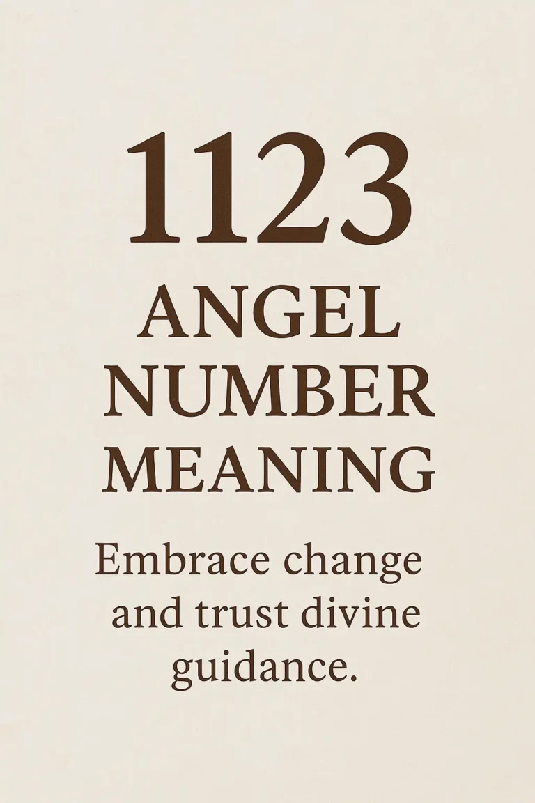 1123 Angel Number Meaning Twin Flames, Love, Career, Money, Manifestation & More