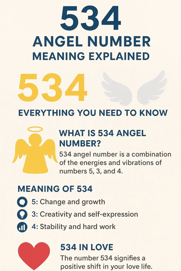 534 Angel Number Meaning Love, Twin Flame, & Spiritual Significance