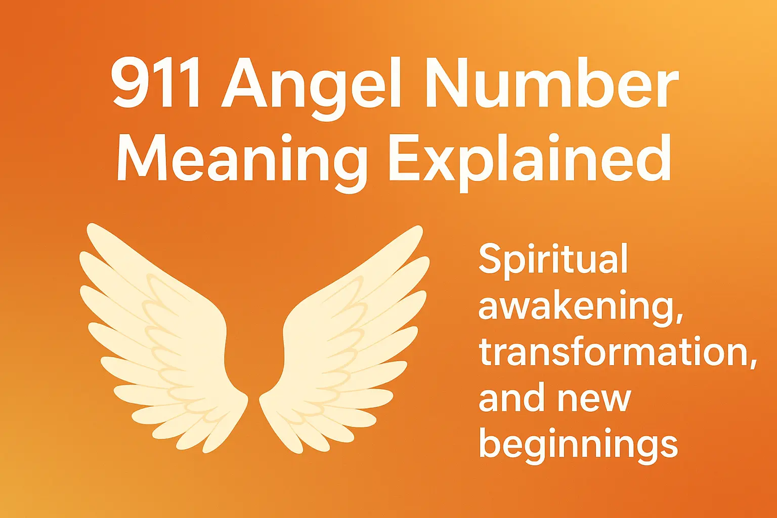 911 Angel Number Meaning Love, Career, Twin Flame & Warning